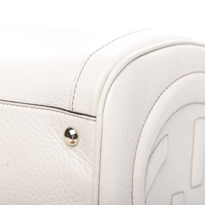 Gucci Pebbled Calfskin Medium Soho Boston Off White 9 of 11