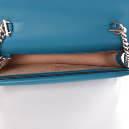Gucci Velvet Super Mini Dionysus Shoulder Bag Pavone Cyan 5 of 7
