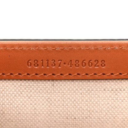 Gucci GG Supreme Monogram Web Bamboo Mini 1947 Belt Bag 85 34 Beige 7 of 10
