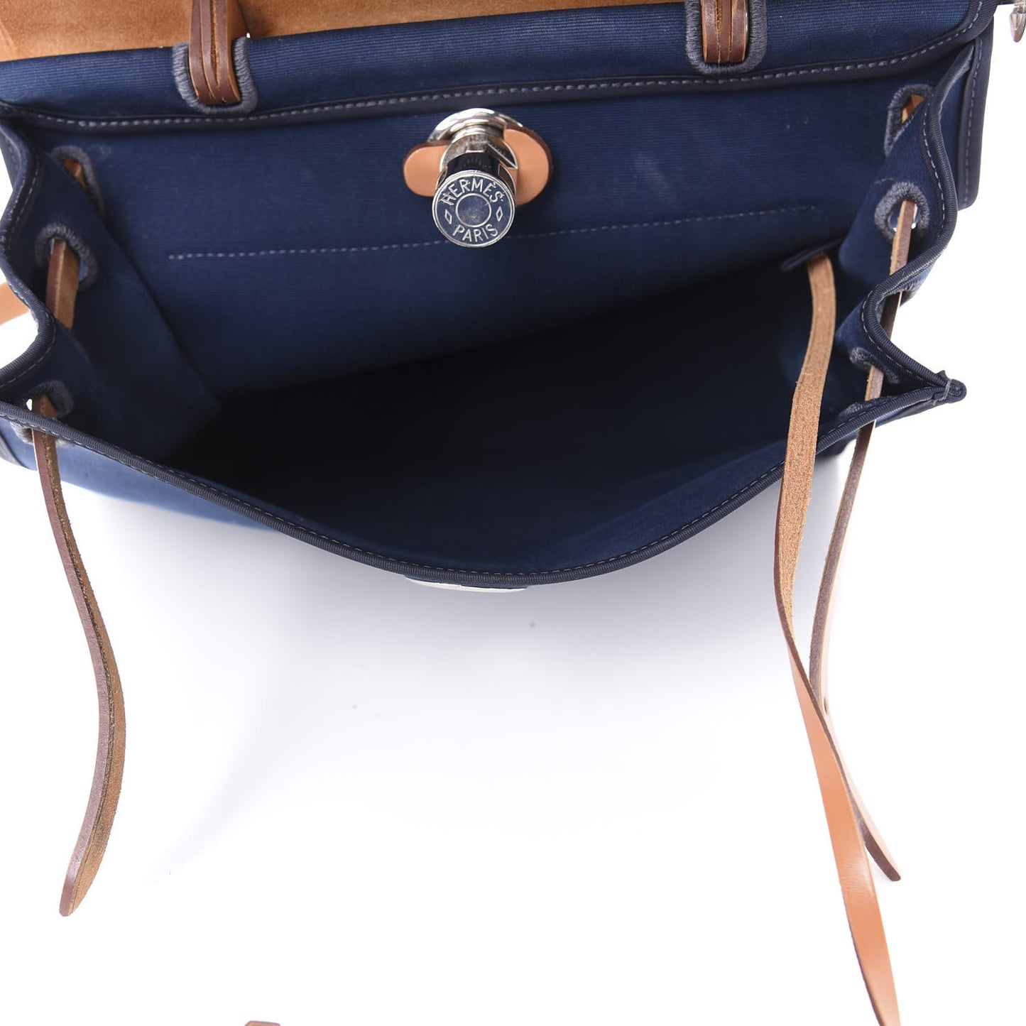 Vache Hunter Toile Herbag Zip 31 PM Bleu De Malte Natural