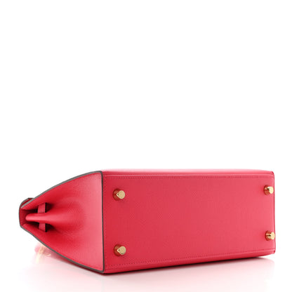 Hermes Epsom Kelly Sellier 25 Rose Extreme 4 of 11