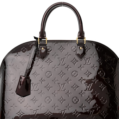 Louis Vuitton Vernis Alma GM Amarante 8 of 11