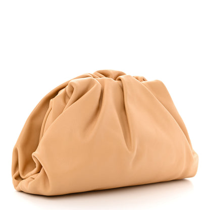 Bottega Veneta Smooth Butter Calf The Pouch Oversized Clutch Biscotto 3 of 11