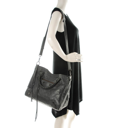 Balenciaga Agneau Classic Hardware Velo Gris Tarmac 2 of 7