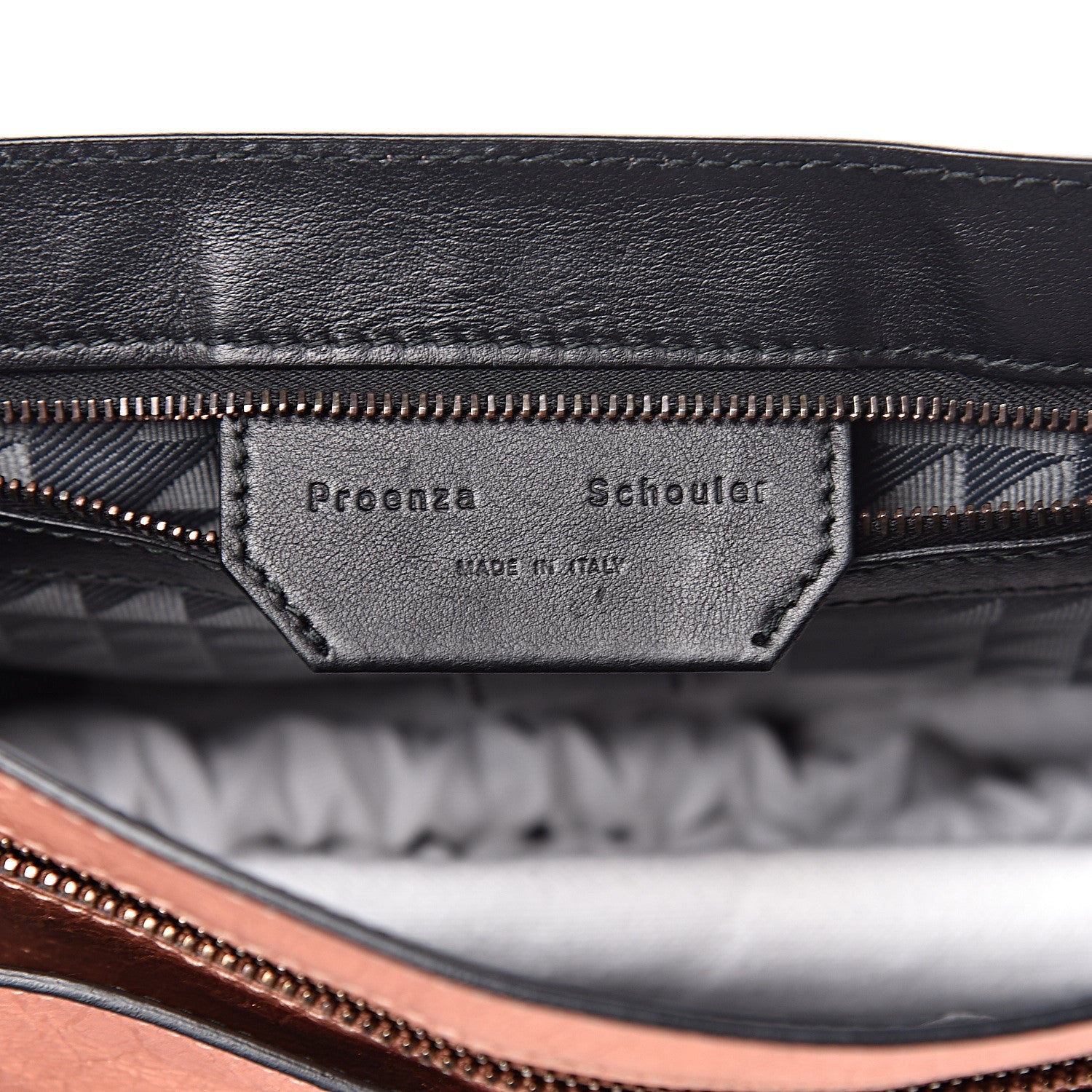 Proenza Schouler Metallic Lambskin Medium PS1 Satchel Copper 7 of 16