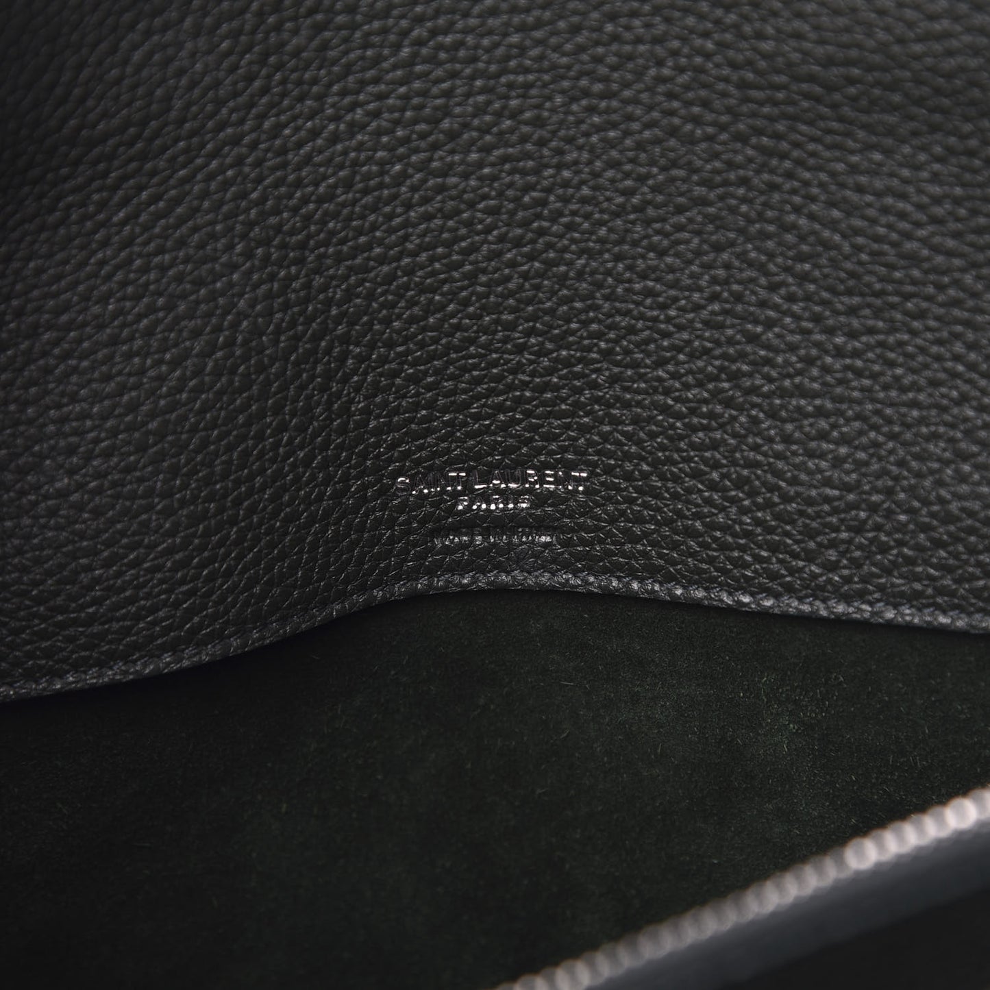 Grained Calfskin Small Supple Sac De Jour Dark Vert