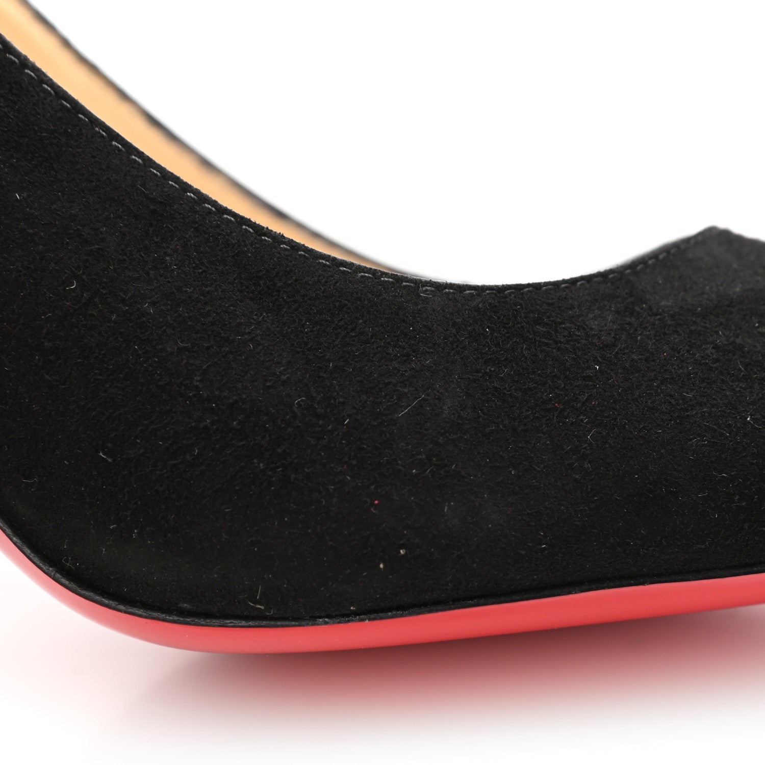 Christian Louboutin Suede Fifi 80 Pumps 36 Black 9 of 10
