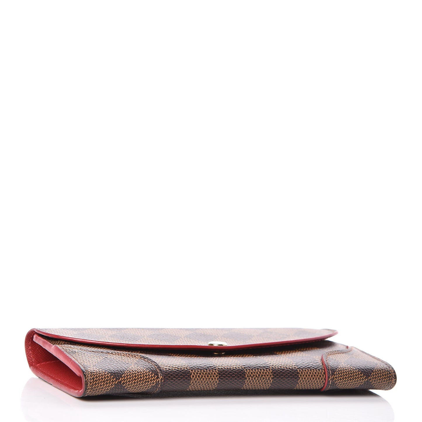 Damier Ebene Caissa Wallet Cherry