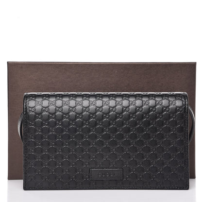 Gucci Microguccissima Crossbody Wallet Black 9 of 9