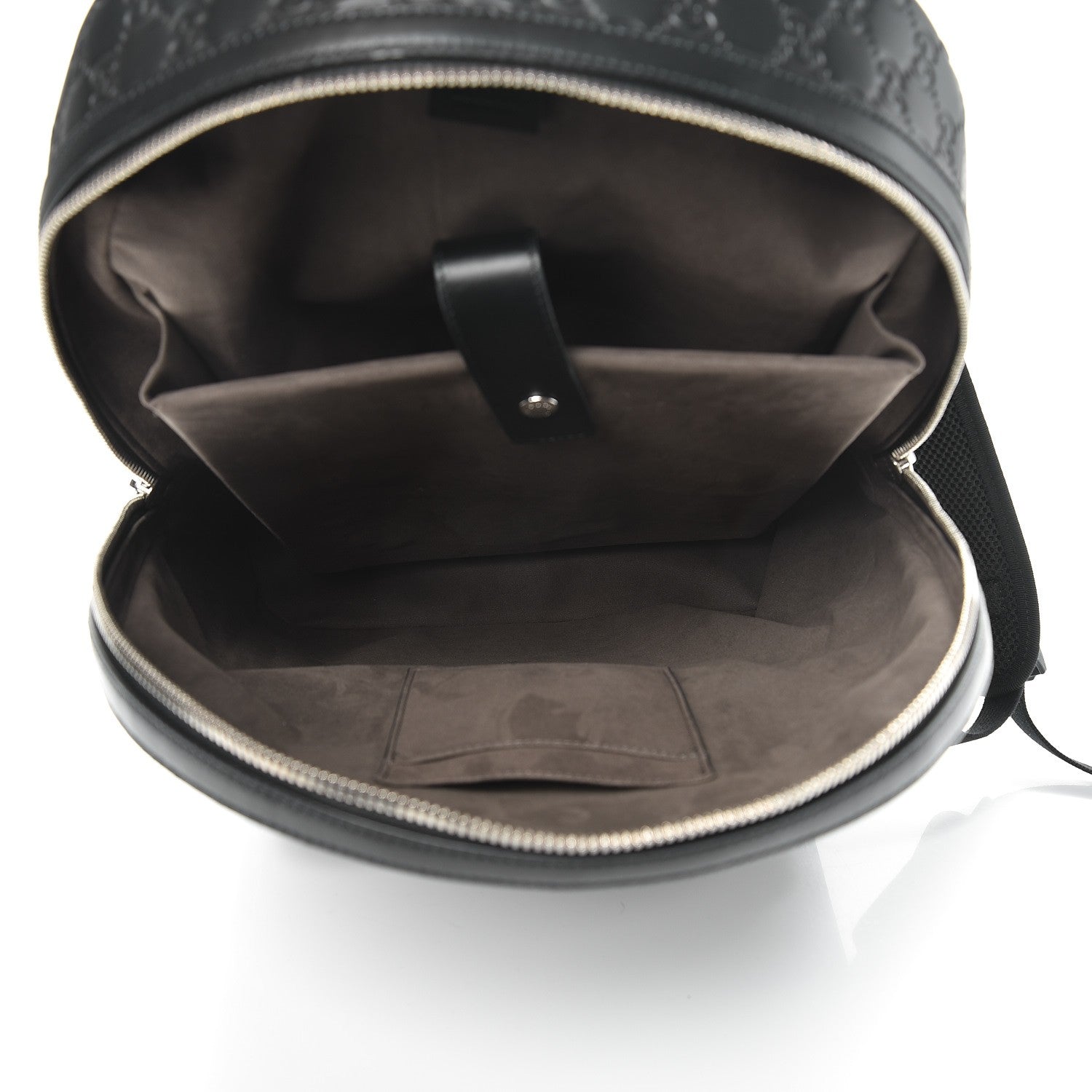 Gucci Guccissima Signature Day Backpack Black 5 of 7
