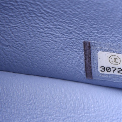 Chanel Lambskin Quilted Mini Rectangular Flap Light Blue 7 of 11