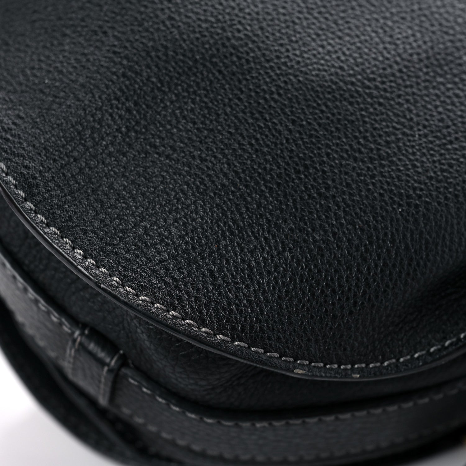 Chloe Calfskin Medium Marcie Round Crossbody Bag Black 14 of 19