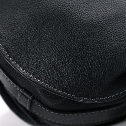 Chloe Calfskin Medium Marcie Round Crossbody Bag Black 14 of 19