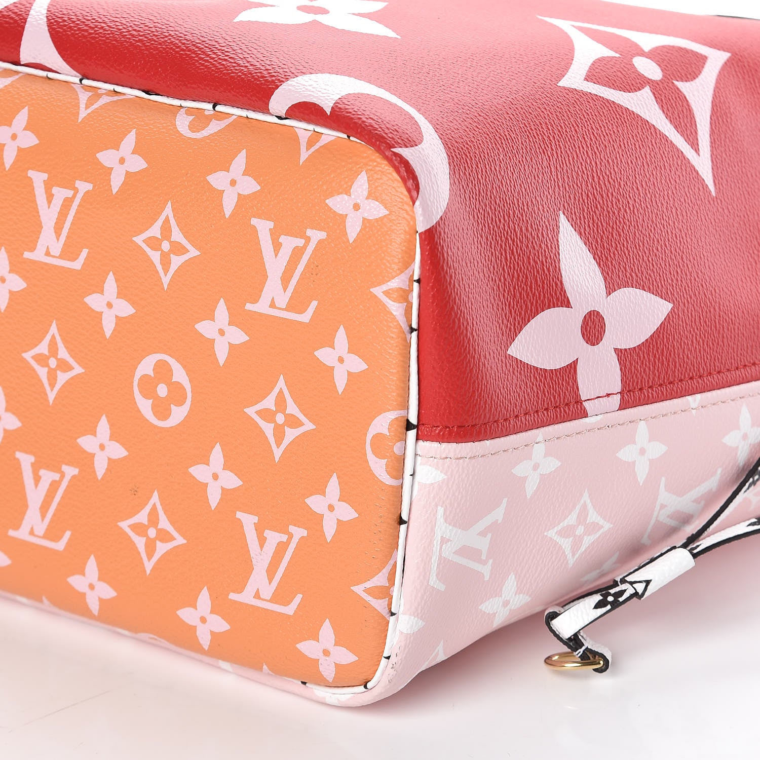 Louis Vuitton Monogram Giant Neverfull MM Rouge 10 of 10