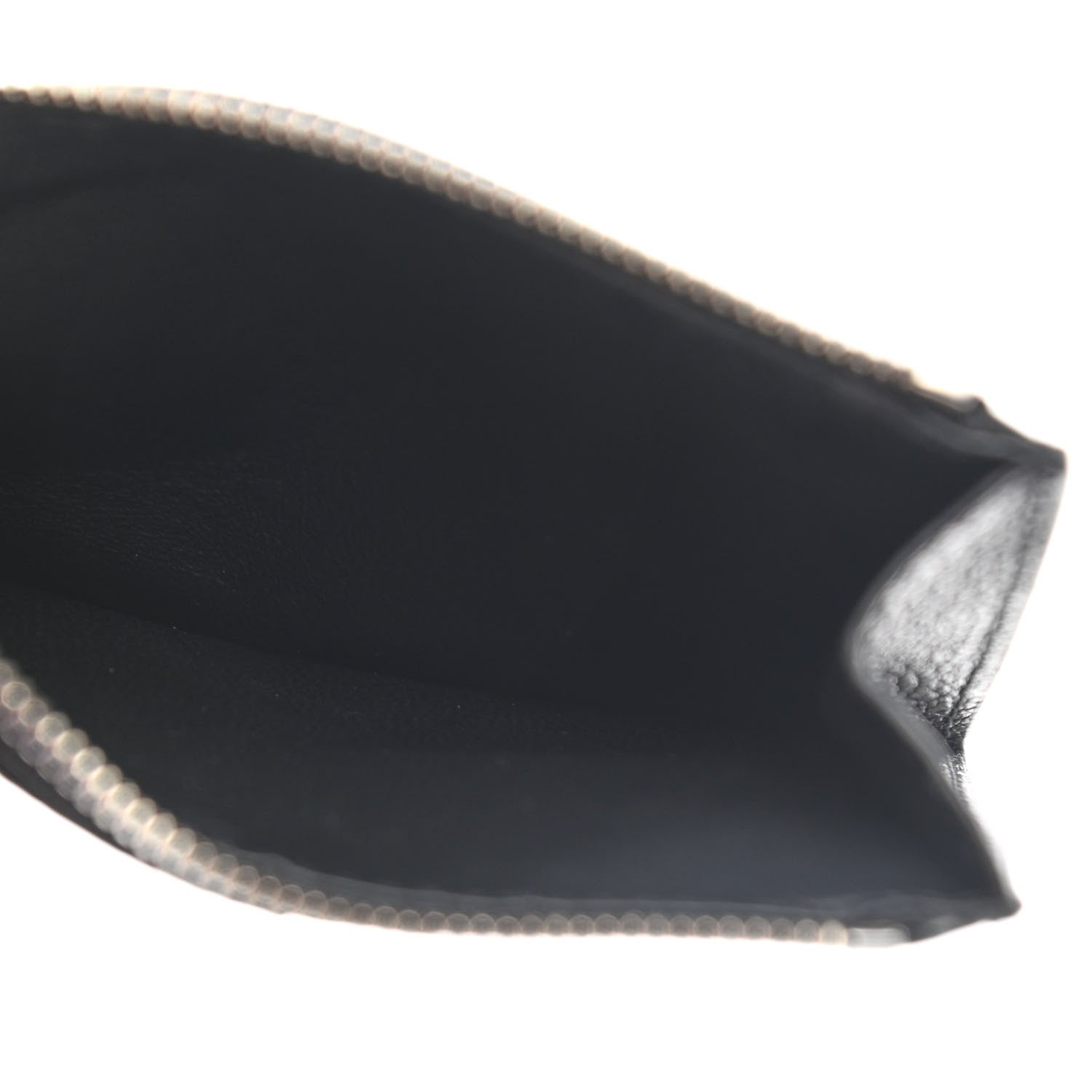 Balenciaga Grained Calfskin Cities Paris Long Coin Card Holder Black 5 of 5