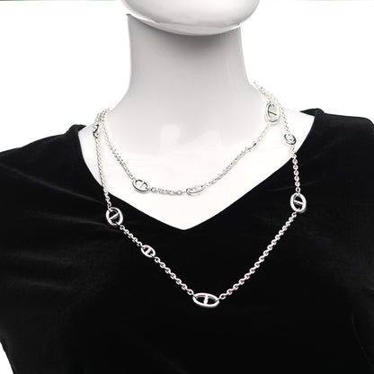 Hermes Sterling Silver Farandole Necklace 120 2 of 5