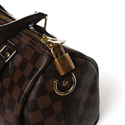 Louis Vuitton Damier Ebene Speedy Bandouliere 25 10 of 17