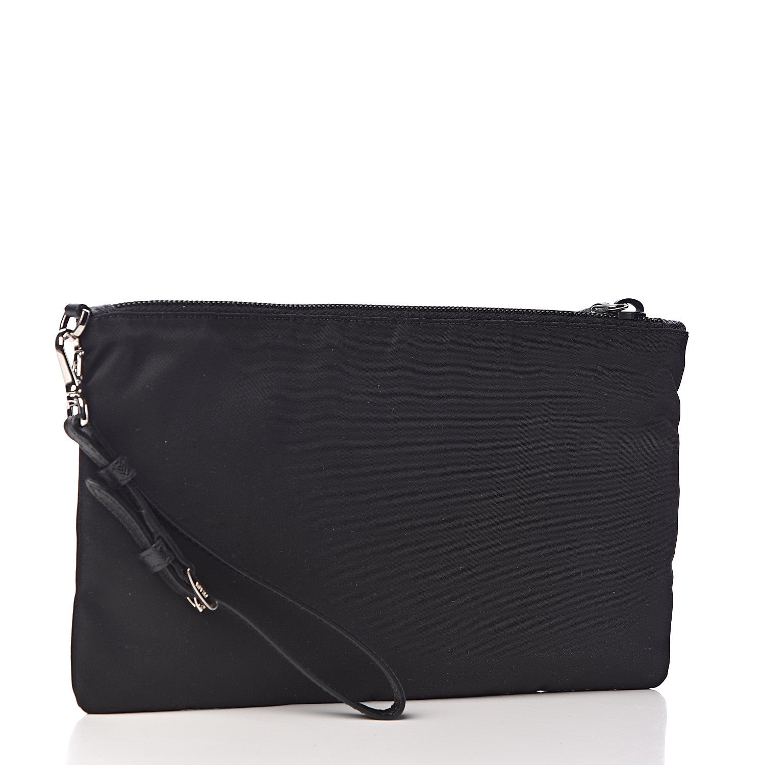 Prada Tessuto Nylon Vela Wristlet Black 3 of 7