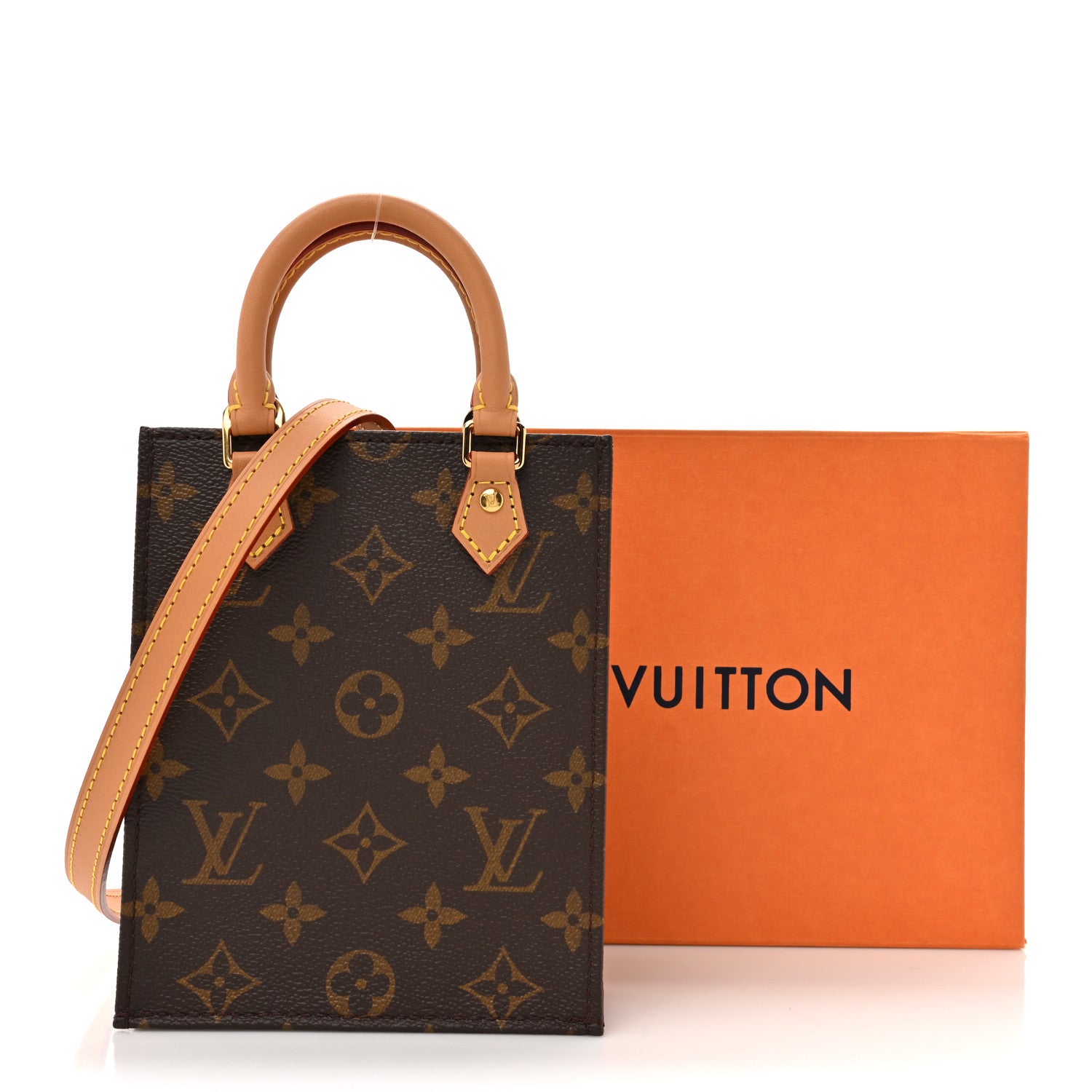 Louis Vuitton Monogram Petit Sac Plat 10 of 10