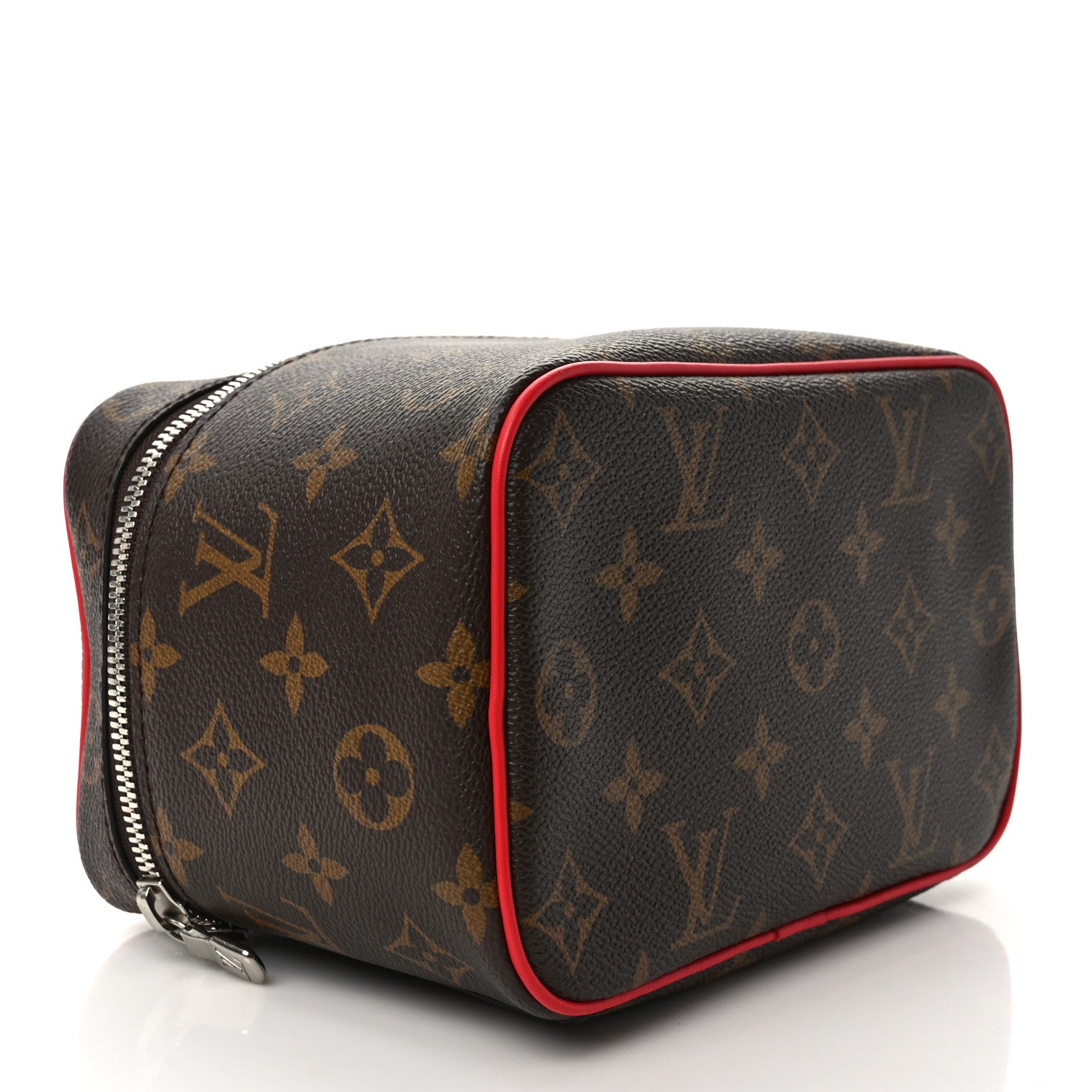 Louis Vuitton Monogram Macassar Nice Mini Rouge 4 of 8