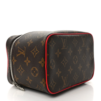 Louis Vuitton Monogram Macassar Nice Mini Rouge 4 of 8