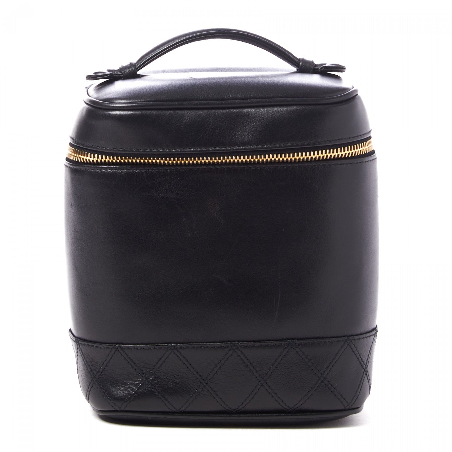 Chanel Lambskin Vanity Cosmetic Case Black 1 of 9