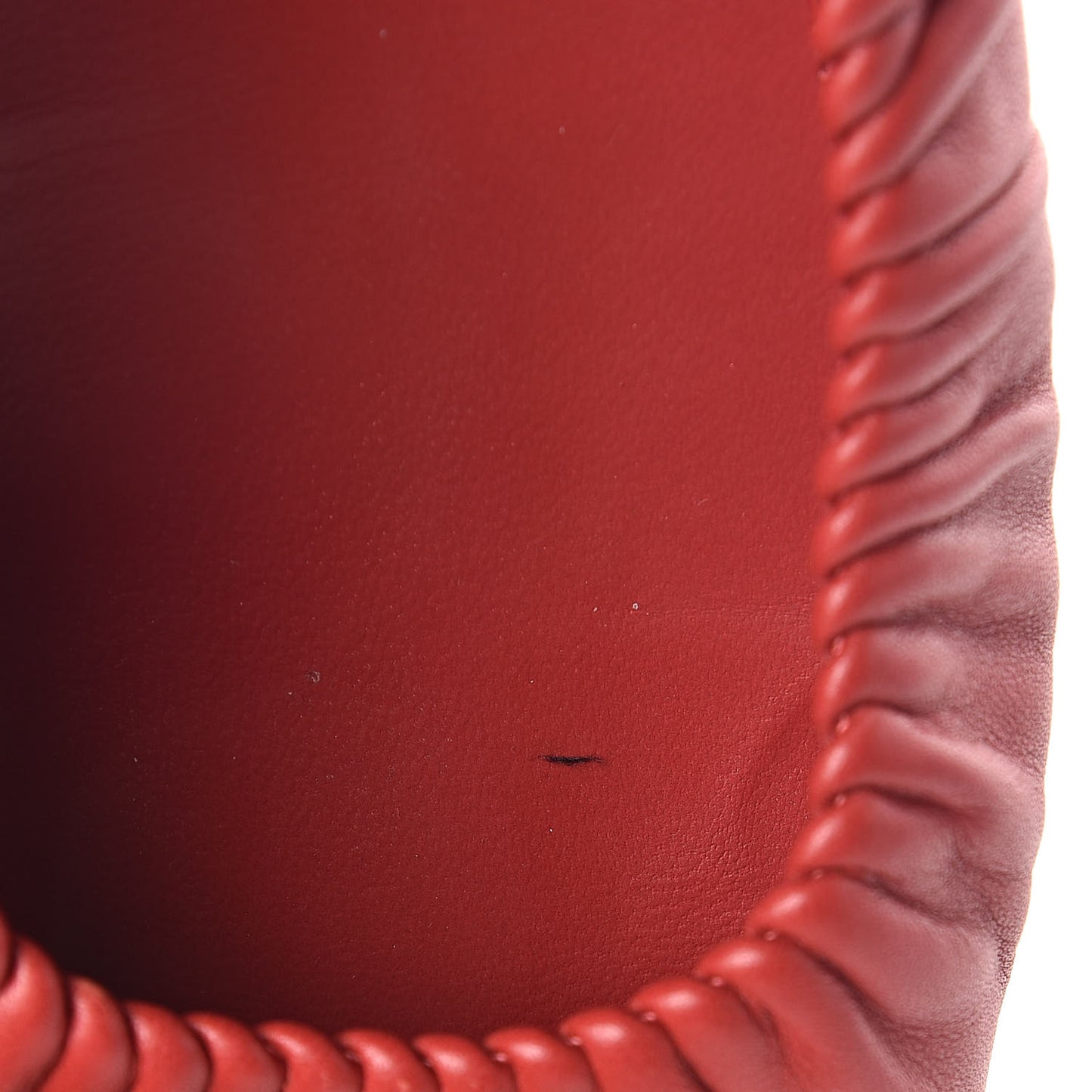 Lambskin CC Cap Toe Ballerina Flats 39 Red