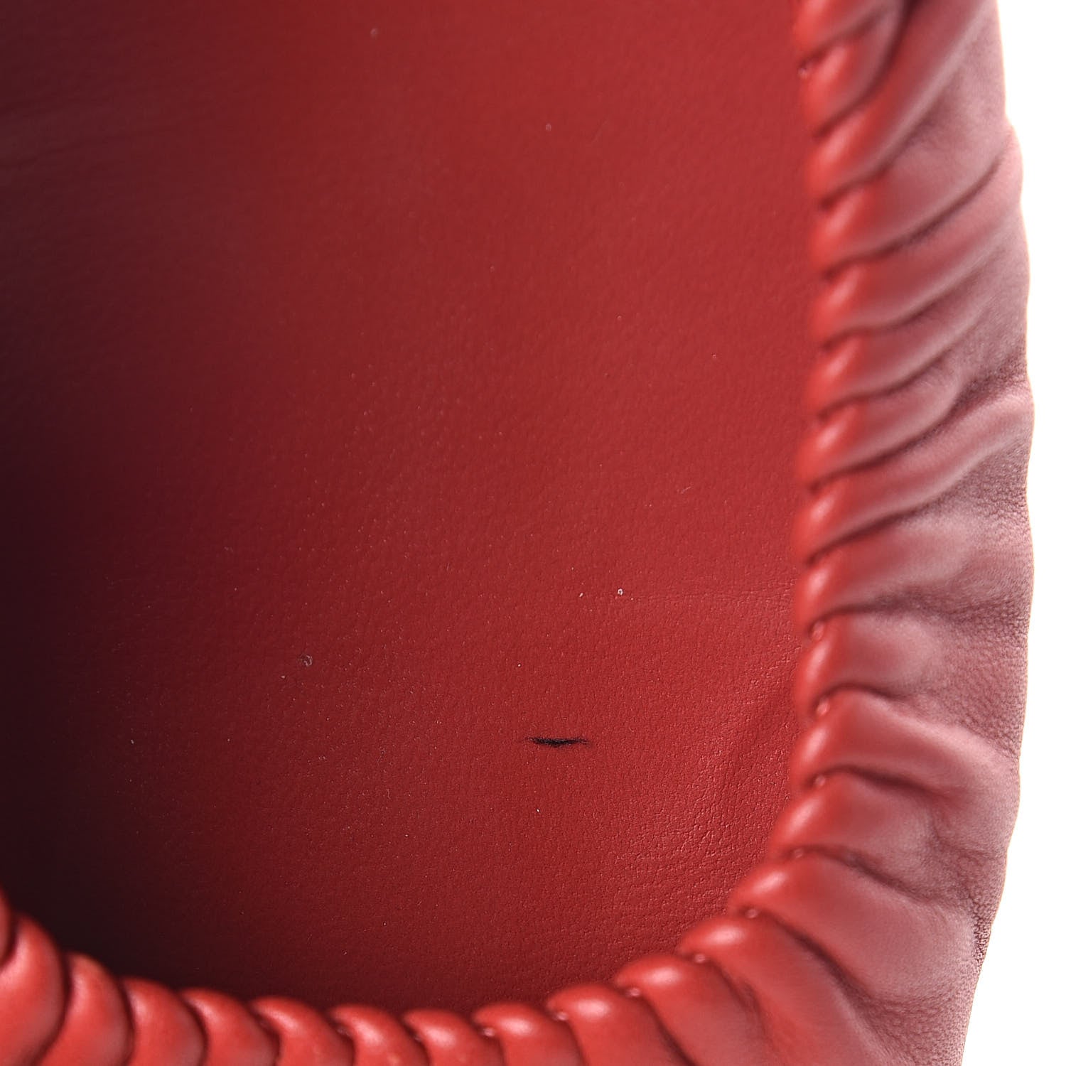 Chanel Lambskin CC Cap Toe Ballerina Flats 39 Red 6 of 9
