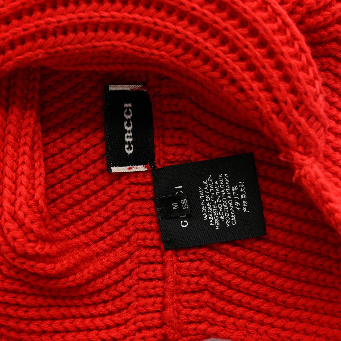 Wool Hat With Tassels M Red