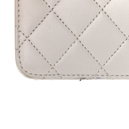 Chanel Lambskin Quilted Flap Waist Belt Bag White 12 of 12