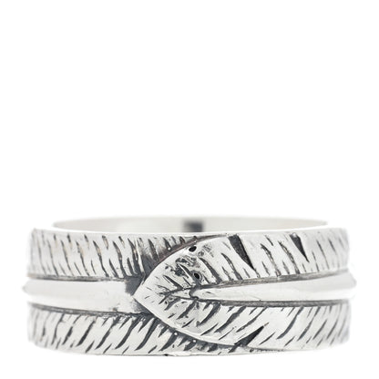 David Yurman Sterling Silver Feather Ring 61 9.5 3 of 4