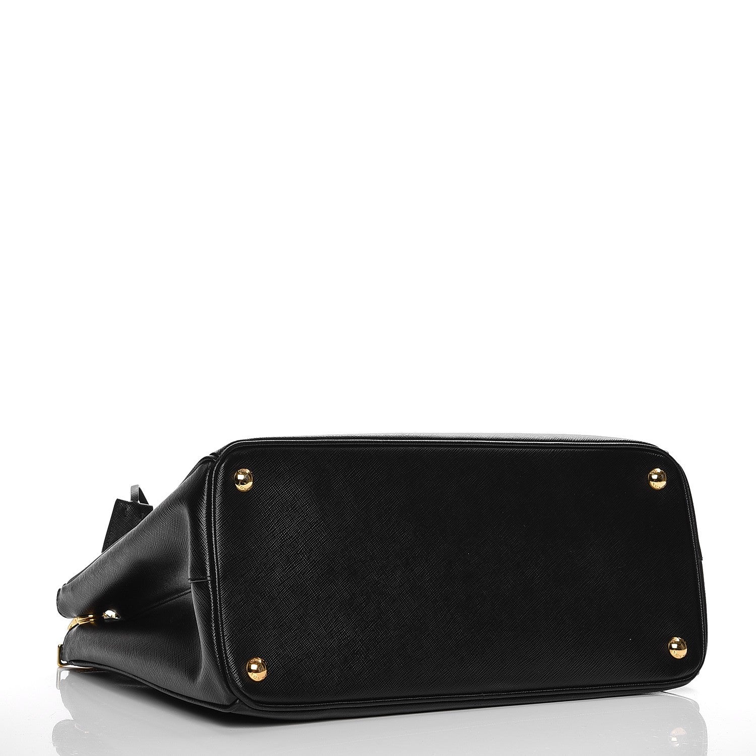 Prada Saffiano Medium Galleria Double Zip Tote Black 2 of 7
