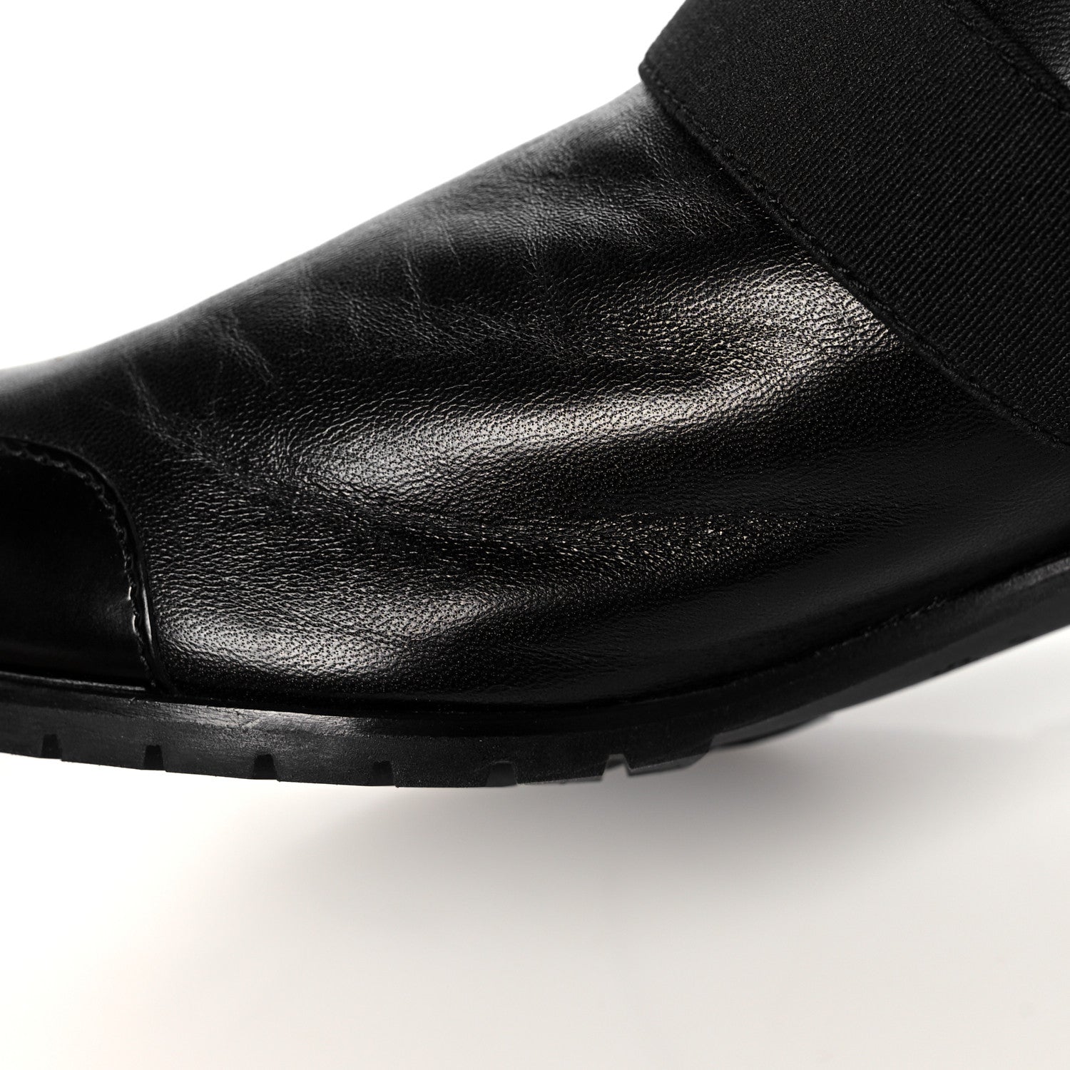 Hermes Tuscan Calfskin Technical Canvas Shocky Ankle Boots 36 Black 8 of 12