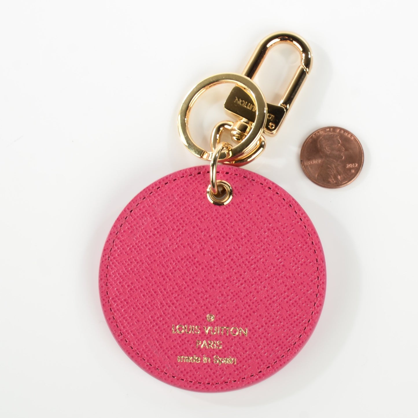 Damier Ebene Illustre Posies Bag Charm