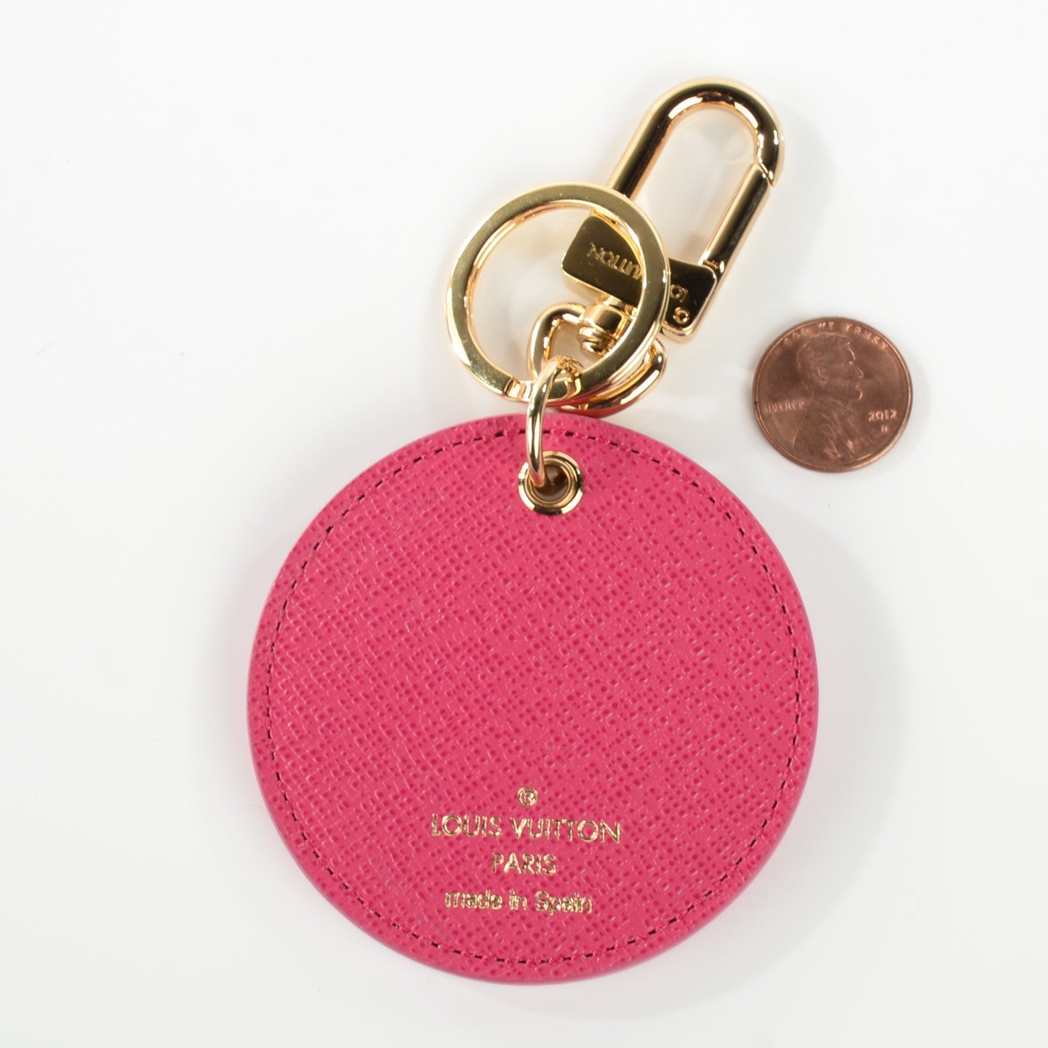 Louis Vuitton Damier Ebene Illustre Posies Bag Charm 2 of 6