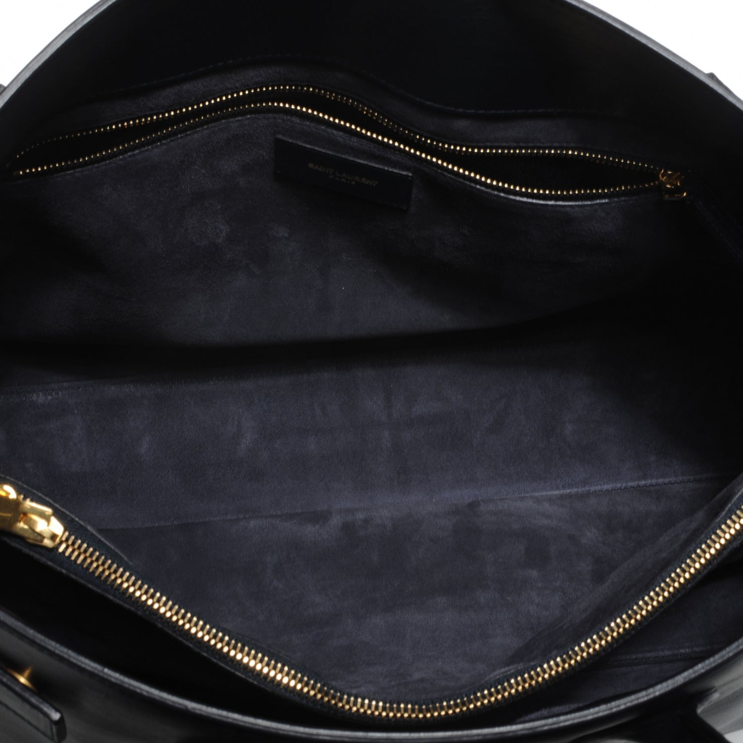 Saint Laurent Leather Large Sac de Jour Carryall Midnight Blue 6 of 8