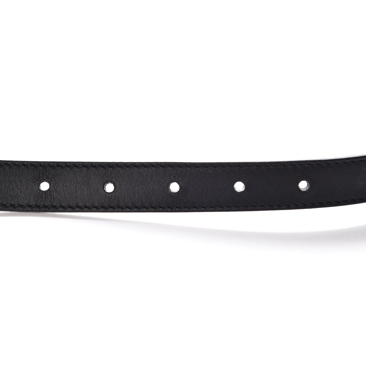 Gucci Calfskin Double G 20mm Belt 75 30 Black 5 of 6