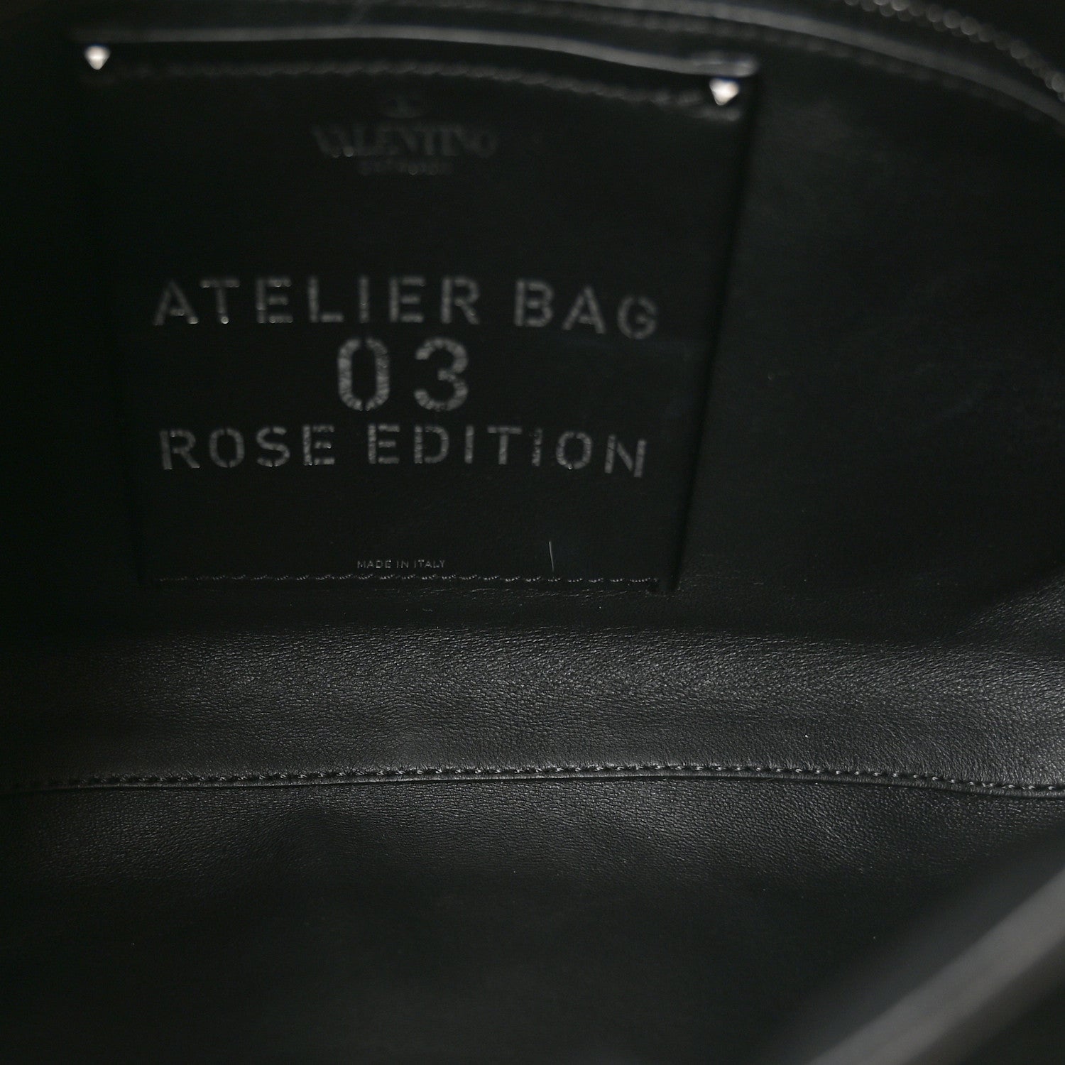 Valentino Garavani Nappa Atelier 03 Rose Edition Small Hobo Black 4 of 8