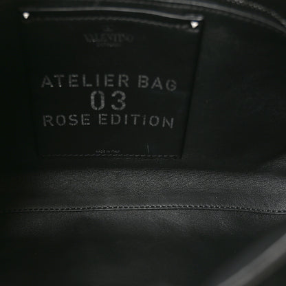 Valentino Garavani Nappa Atelier 03 Rose Edition Small Hobo Black 4 of 8