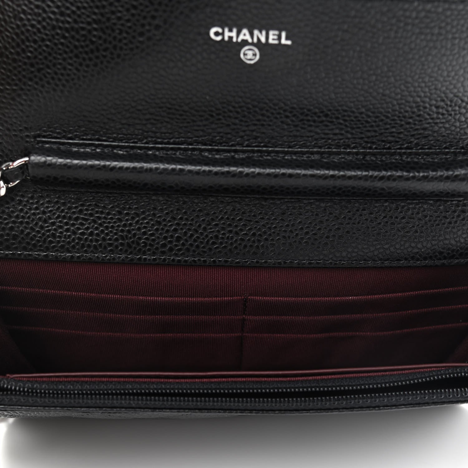 Chanel Caviar Quilted Wallet On Chain WOC Black 5 of 10