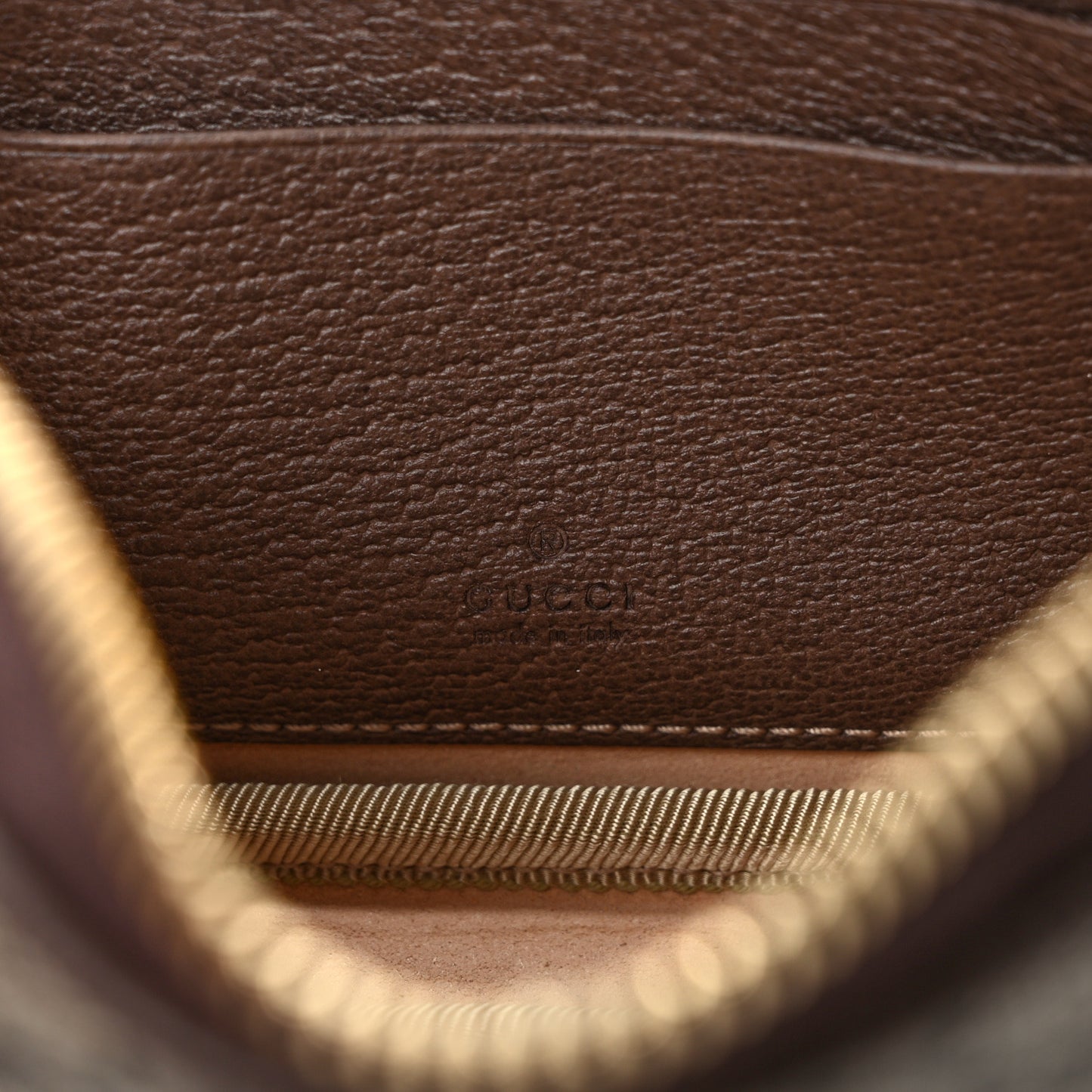 GG Supreme Monogram Ophidia Belted iPhone Case 85 34 Dark Brown