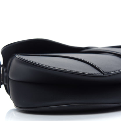 Christian Dior Ultra Matte Calfskin Saddle Bag Black 4 of 7