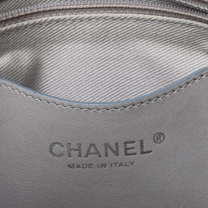 Chanel Caviar Quilted Large Just Mademoiselle Bowling Bag Grey 5 of 8