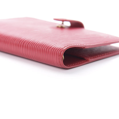 Louis Vuitton Epi Small Ring Agenda Cover Castillan Red 9 of 9