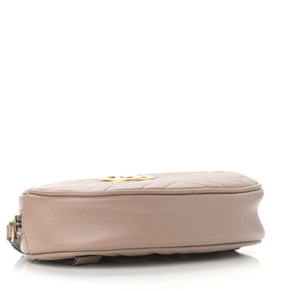 Gucci Calfskin Matelasse GG Marmont Belt Bag 95 38 Porcelain Rose 4 of 10