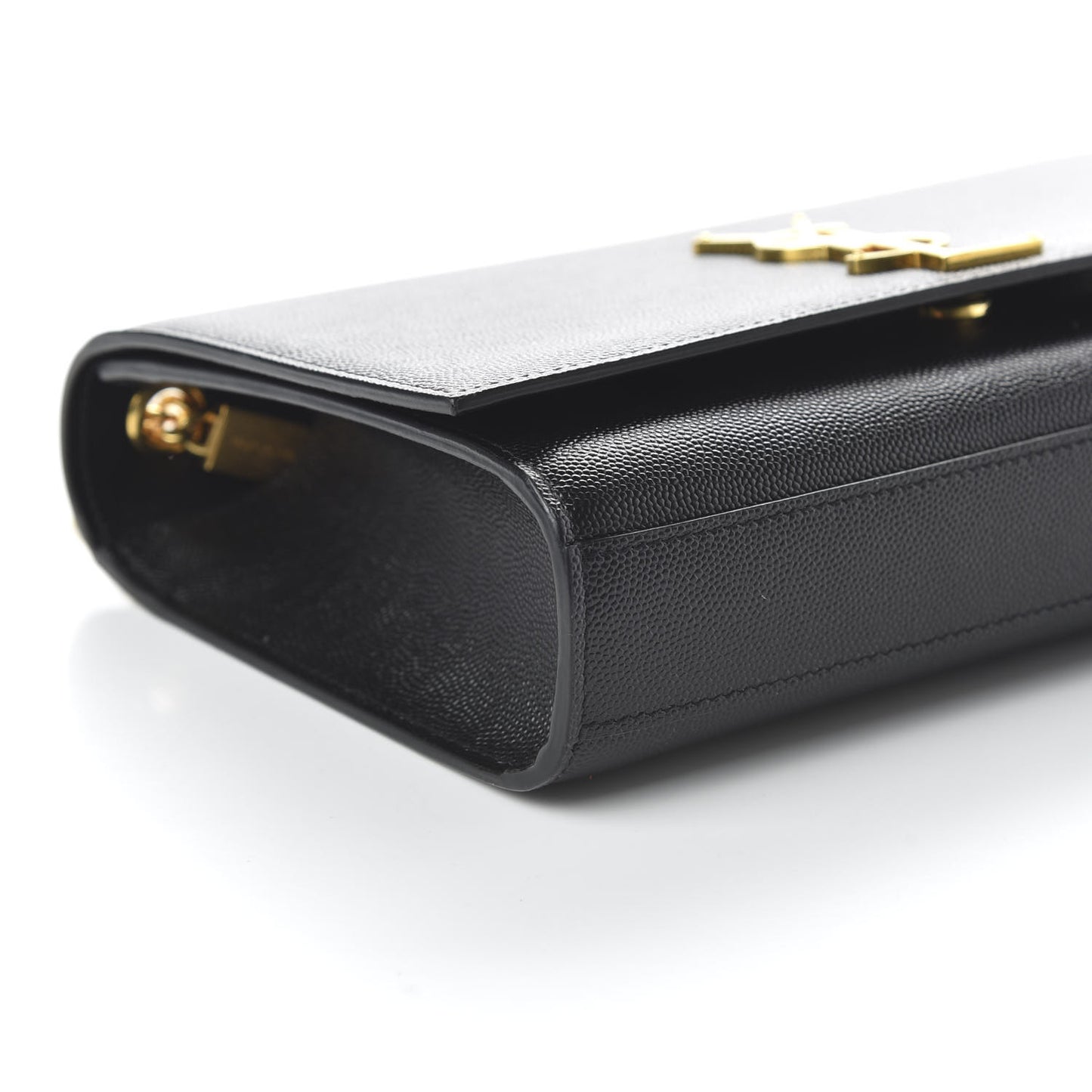 Grain De Poudre Medium Classic Monogram Kate Satchel Black