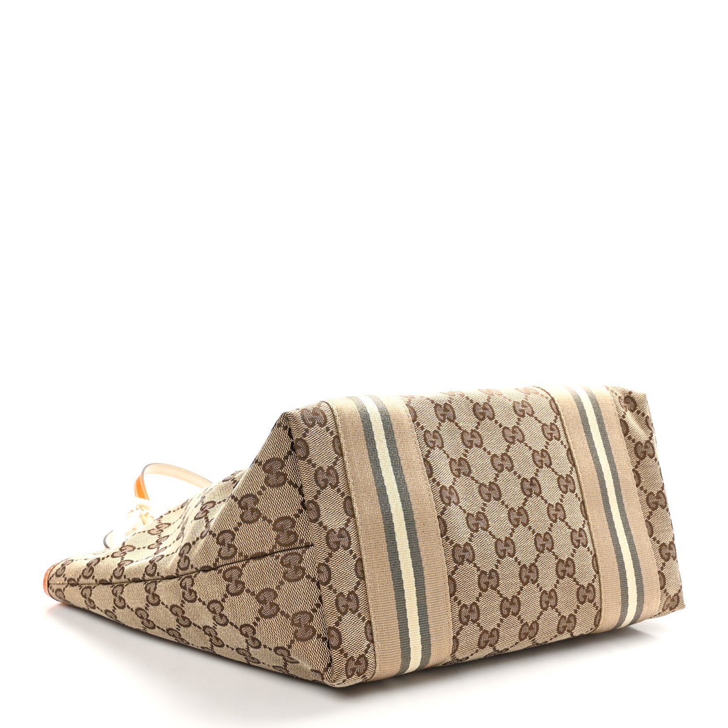 Gucci Monogram Web Medium Jolie Tote Yellow 4 of 10
