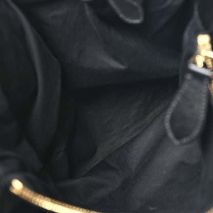 Burberry Haymarket Check Medium Golderton Tote Black 5 of 9