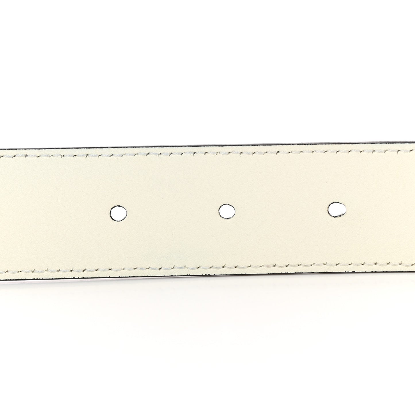 Calfskin Trapuntata Zumi 30mm Belt 85 34 White