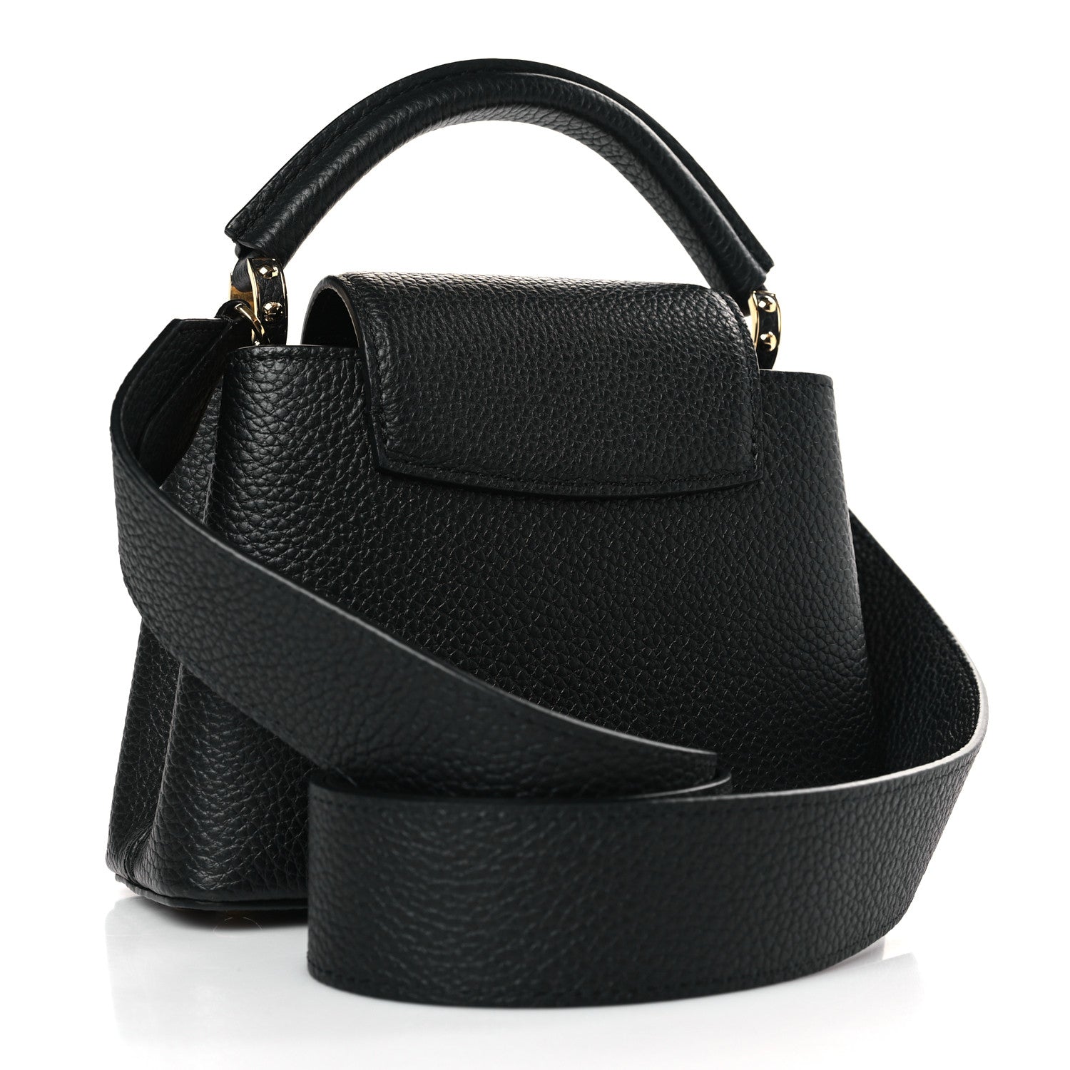 Louis Vuitton Taurillon Mini Capucines Black 3 of 8